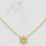 Teeny Tiny Star of David Necklace