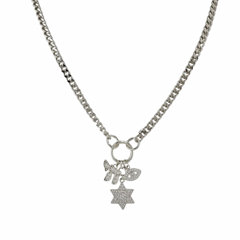 Hebrew Chai Charm Necklace