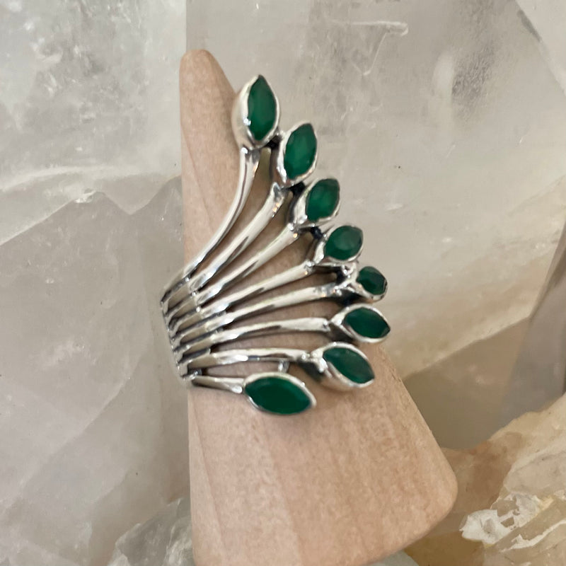 Green Onyx Marquis Flare