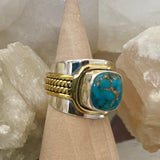 Turquoise Cushion Ring