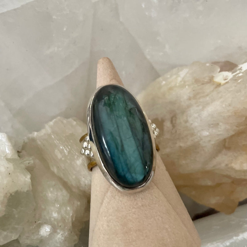 Large Labradorite Ring
