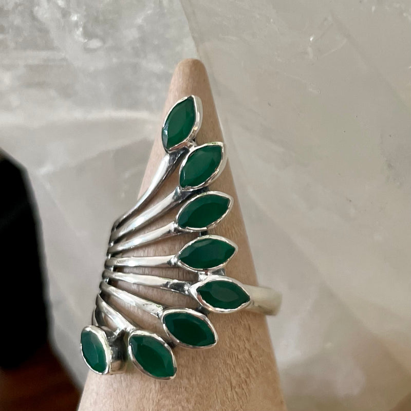 Green Onyx Marquis Flare