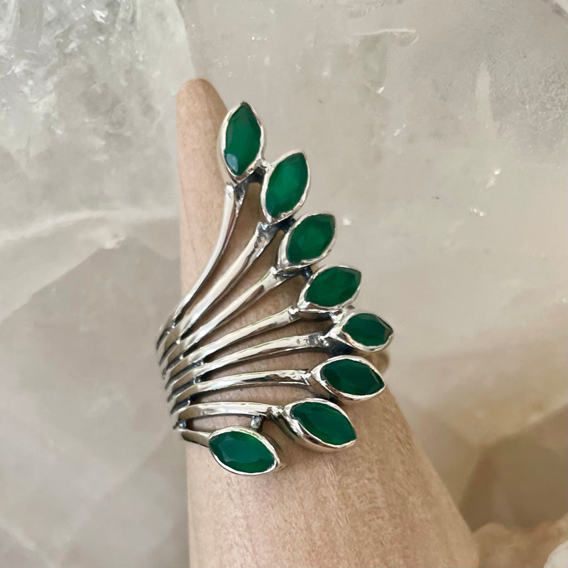 Green Onyx Marquis Flare