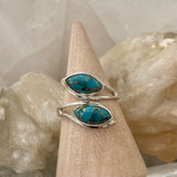Blue Copper Turquoise Ring