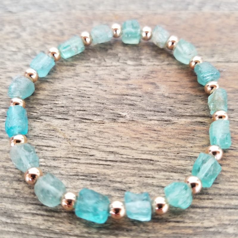 Raw Apatite Nuggets/Gold