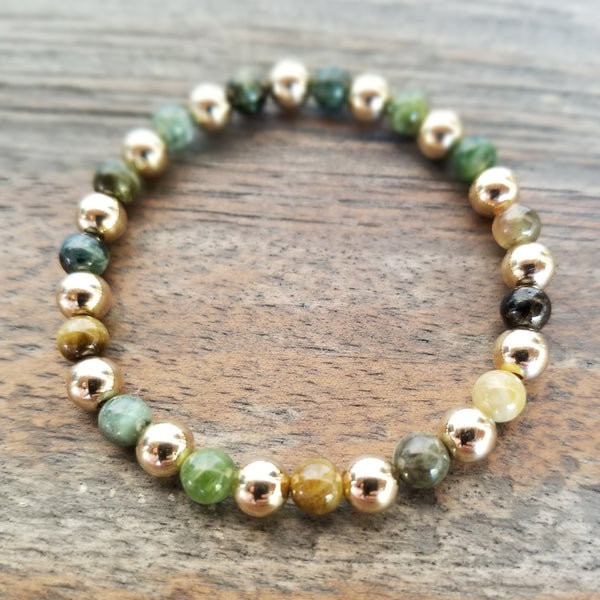 Tourmaline/Rose Gold