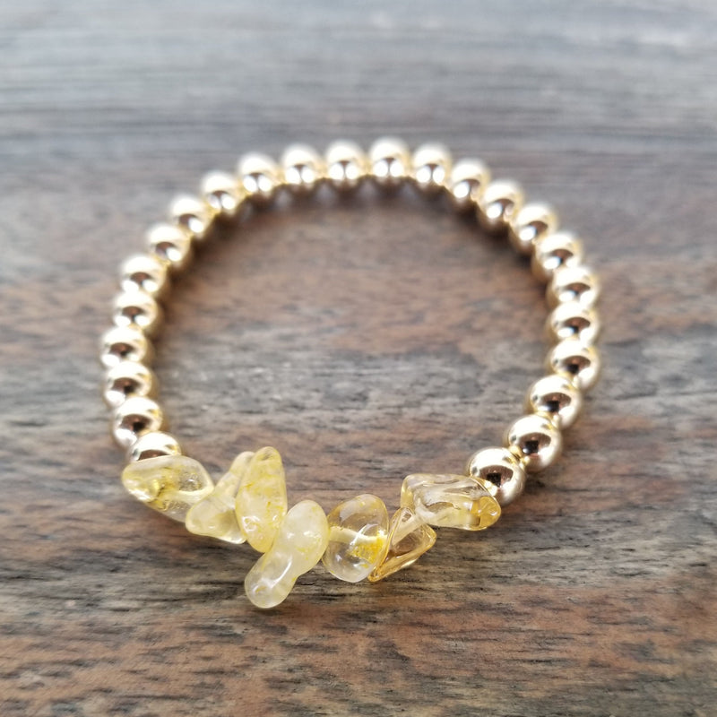 Citrine Nuggets/Gold