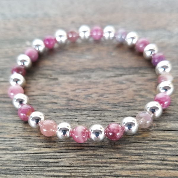 Pink Tourmaline/Sterling Silver