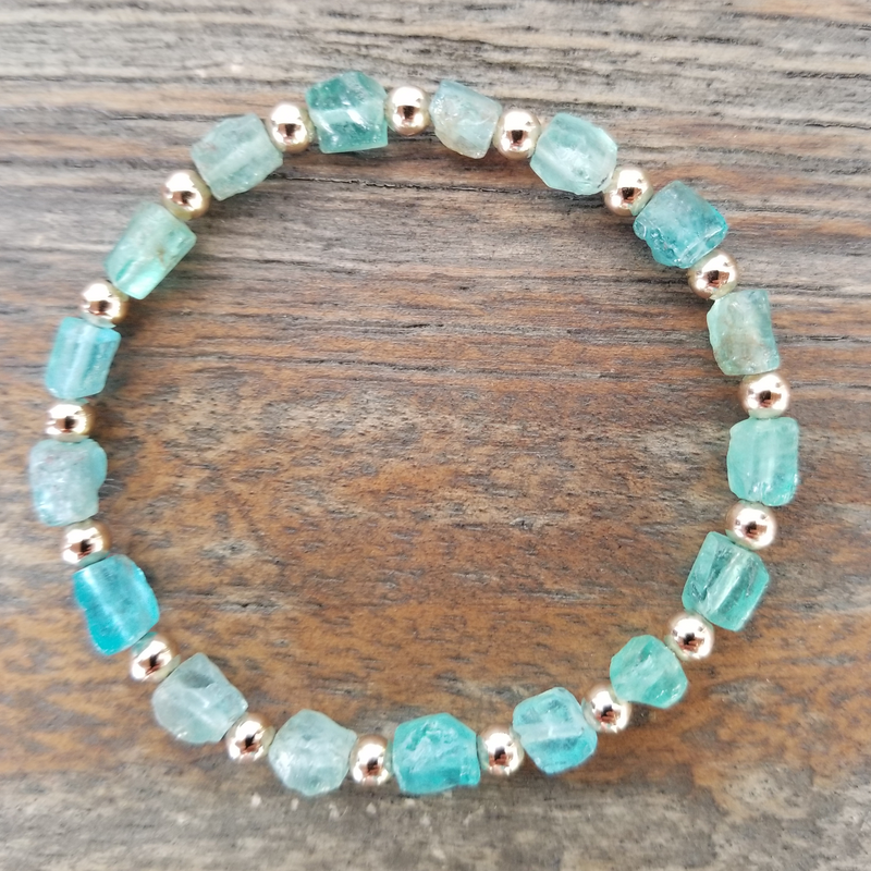 Raw Apatite Nuggets/Gold