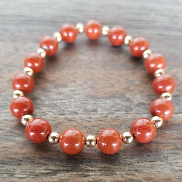 Coral/Gold