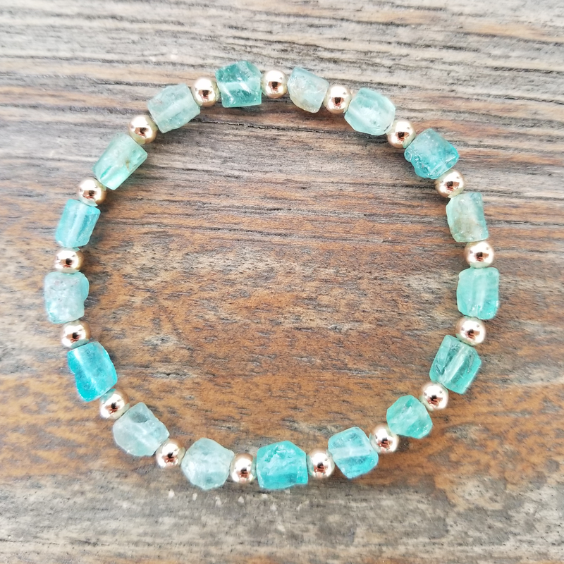 Raw Apatite Nuggets/Gold