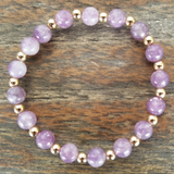 Lepidolite/Gold