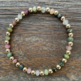Faceted Tourmaline/Gold