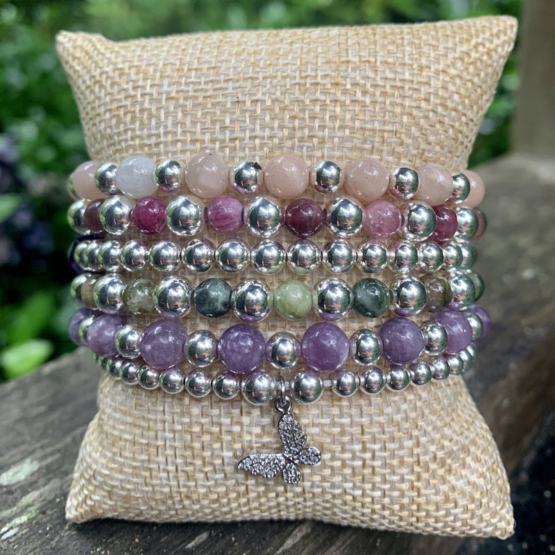 Peach Moonstone/Sterling Silver