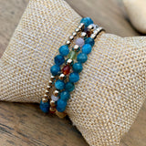 Faceted Fun Apatite Stack