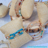 Faceted Fun Apatite Stack