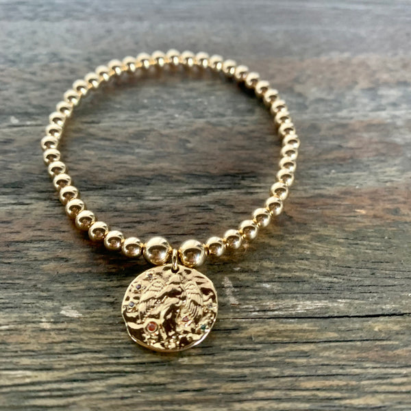 Virgo Zodiac Coin Charm