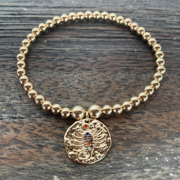 Gemini Zodiac Coin Charm