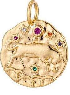 Taurus Zodiac Coin Charm