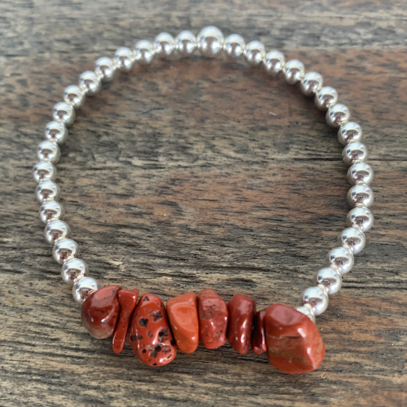 Flame Jasper/Sterling Silver