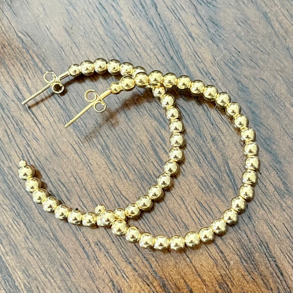 Smaller Baller Open Hoop Earrings