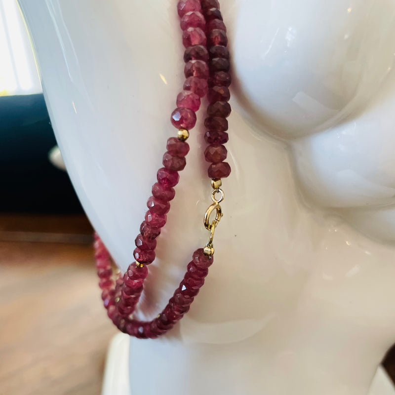 Positively Pink Tourmaline Necklace