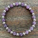 Lepidolite/Sterling Silver