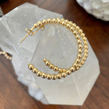 Smaller Baller Open Hoop Earrings