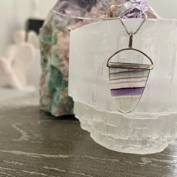 Fluorite pendant